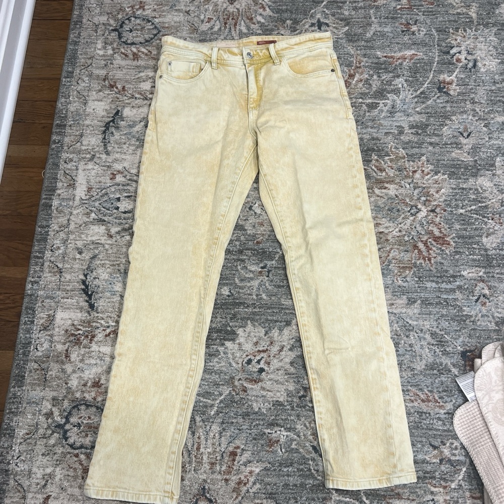 Pilcro Jeans Anthropologie The Slim Boyfriend
Jeans Yellow Women's Size 28